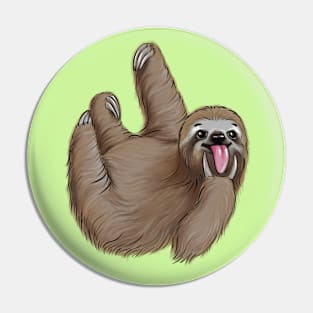 Sloth Rock Pin