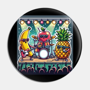 Funny Fruits Singing Pin