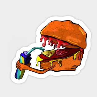 Hamburger Drawing Stickers for Sale