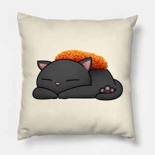 Chubby Cat Tobiko Sushi Pillow