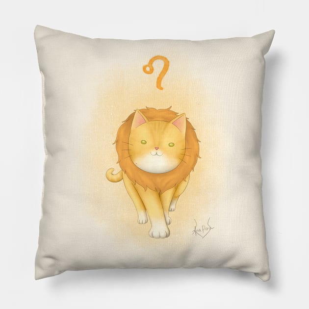 Zodiacat Leo Pillow by BastetLand