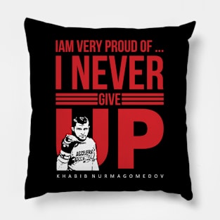 Khabib Nurmagomedov Quote Pillow