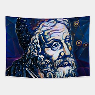 Al Tabari Dark Night Portrait | Al Tabari Artwork 5 Tapestry