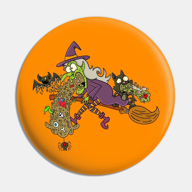 Wicked sick Witch Pin by Crockpot