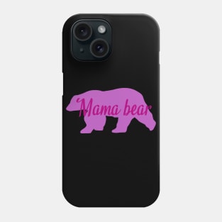 woman's mama bear Phone Case