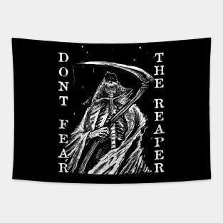 Dont fear the reaper drawing art Tapestry