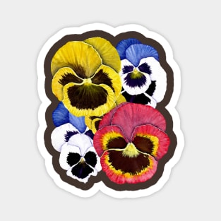 Pansies Magnet