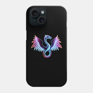 Neon Winged Serpent Phone Case