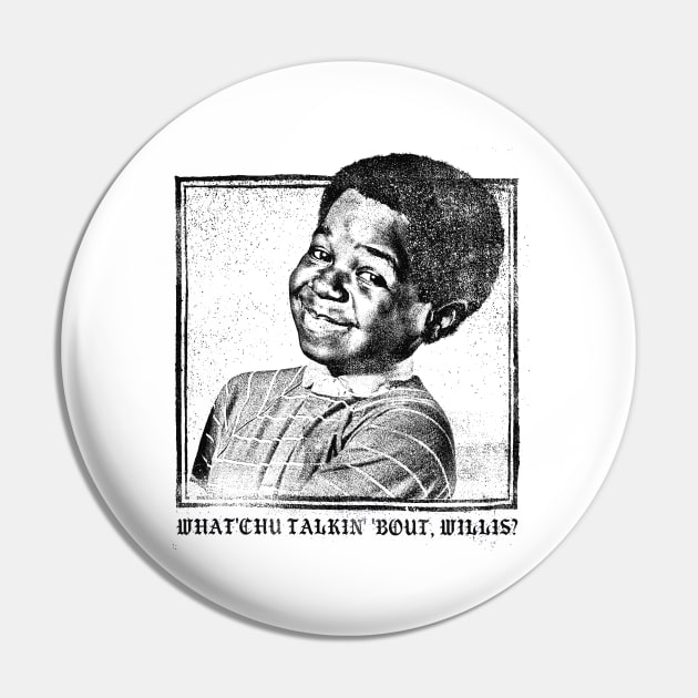 Diff'rent Strokes / Vintage Look Faded Design Pin by DankFutura