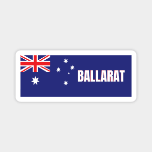 Ballarat City in Australian Flag Magnet