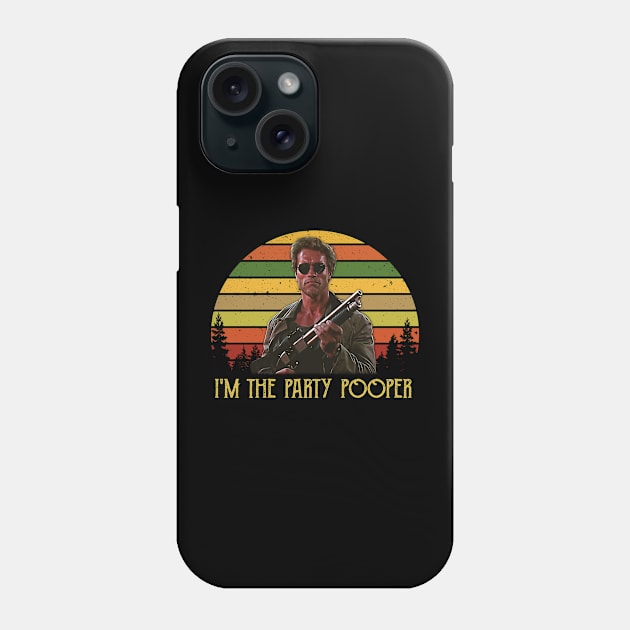 Vintage Cop I'm The Party Pooper Phone Case by Anthropomorphic