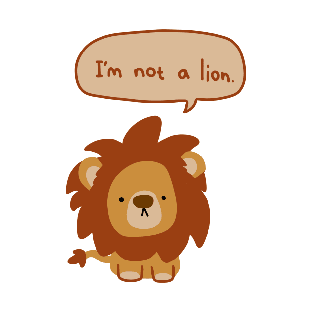 Lying Lion by OneWeirdDude