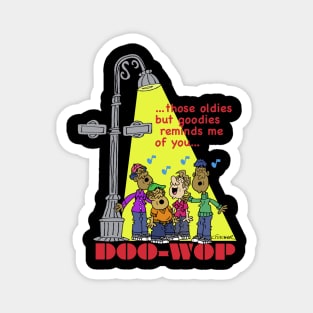 Doowop Street Corner Singers Magnet