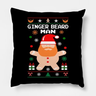 Ginger Beard Man Pillow