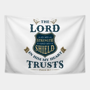 The LORD is my Strength Tapestry