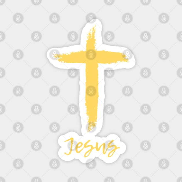 Jesus Cross Magnet by The WYLD Tribe