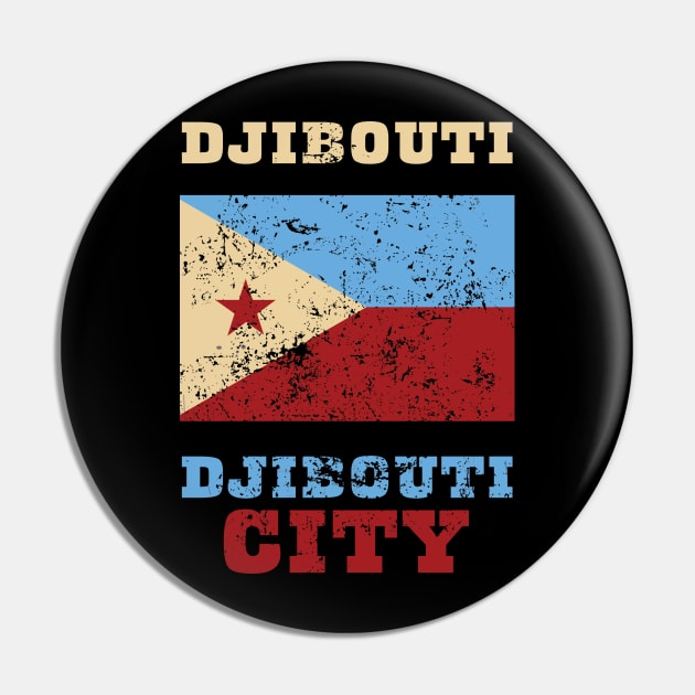 Flag of Djibouti Pin by KewaleeTee