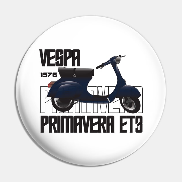 1976 Vespa Primavera ET3 Pin by kindacoolbutnotreally