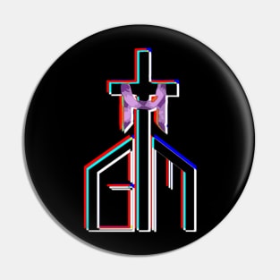 GMFM Neon Logo Pin
