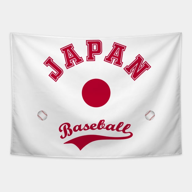 Japan national baseball team Tapestry by CulturedVisuals