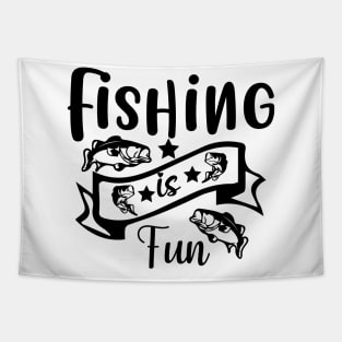 Fishing Is Fun Tapestry