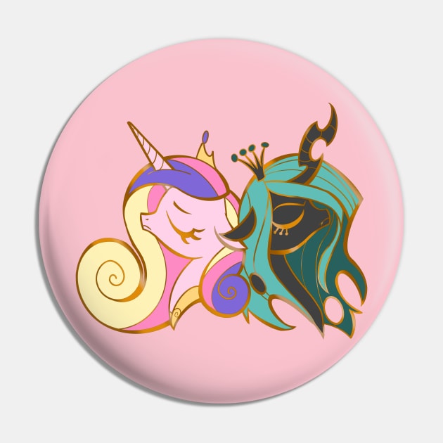 Cadance and Chrysalis Pin by SophieScruggs