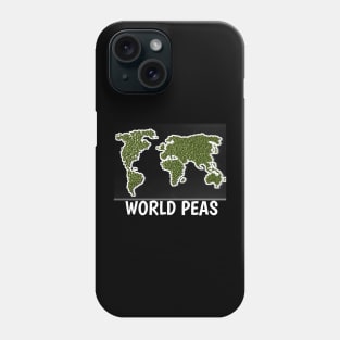 funny world peas world of peace Phone Case