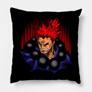 akuma the demon warrior in the street art ecopop Pillow