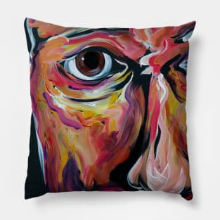 Abstract Face Pillow