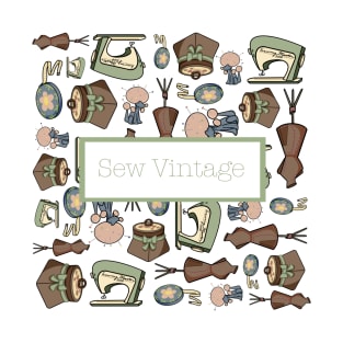 sew vintage 50s notions T-Shirt