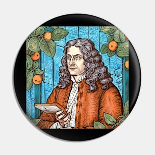 Isaac Newton scientist Pin