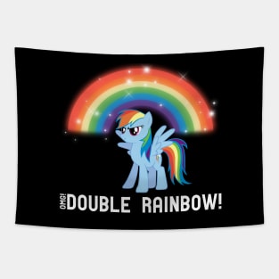 OMG! Double Rainbow! Tapestry