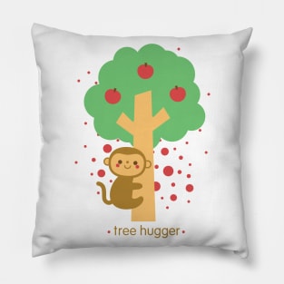 Little Monkey Tree Hugger Pillow