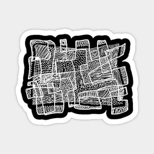 Doodle graphic Magnet