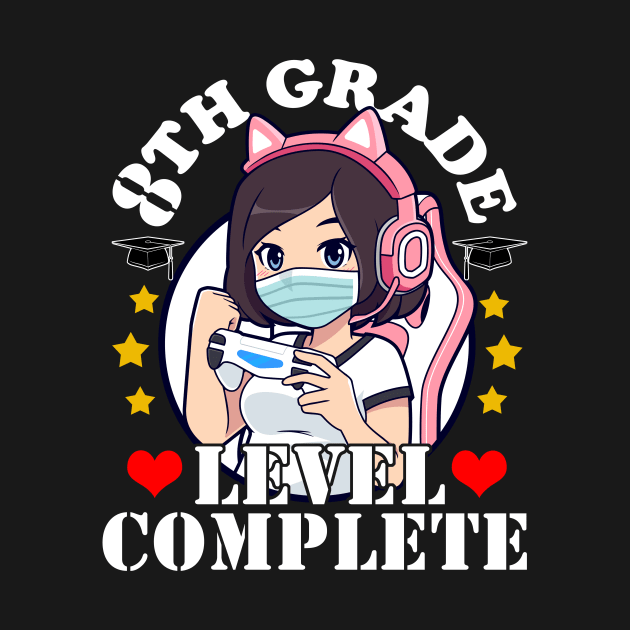 8th Grade Graduation Girl Loves Anime Gaming Girls by Ramadangonim