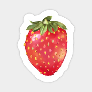 colorful strawberry oil painting Magnet