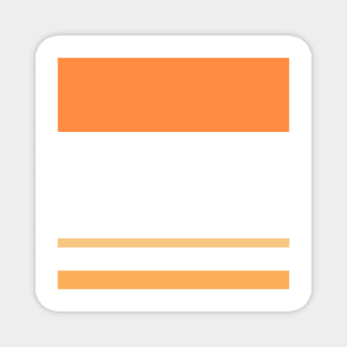 An amazing harmony of Twilight, White, Sandy, Pale Orange and Orangeish stripes. Magnet