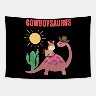 Cowboysaurus Cowboy Dino Dinosaur Western Horse Lover Gift Tapestry