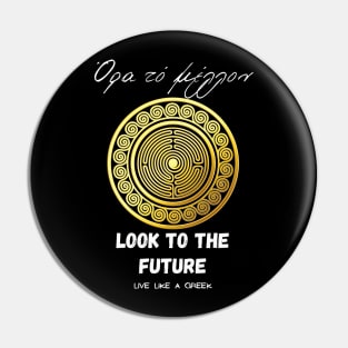 Look to the future and live better life ,apparel hoodie sticker coffee mug gift for everyone Pin