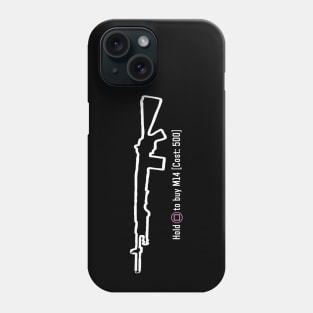 Zombies - M14 Wall Gun Phone Case