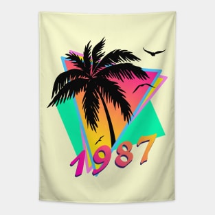 1987 Tropical Sunset Tapestry