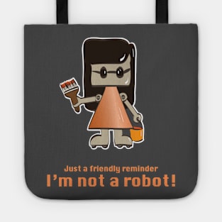 I am not a robot Tote