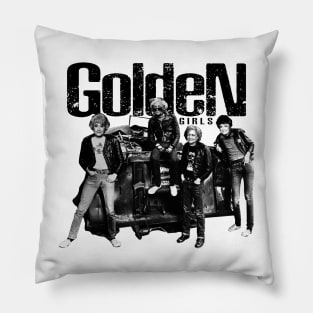 GOLDEN GIRLS PUNK STYLE BLACK Pillow