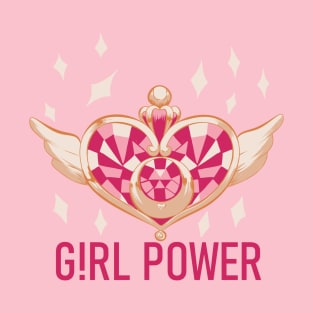 Girl Power - Magical Girl Brooch T-Shirt