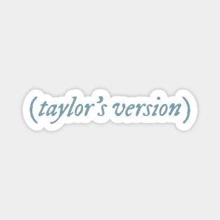 taylor's version soft blue color Magnet