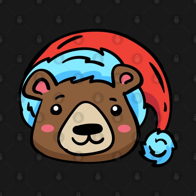 Christmas Jungle Face Bear by holidaystore