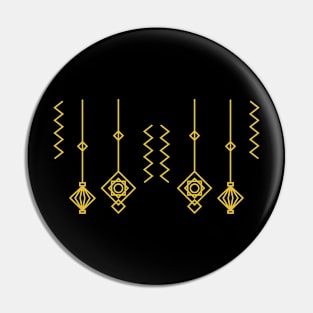 Golden Chinese Harmony Pin