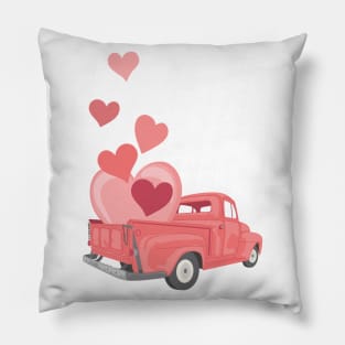 Love Truck Pillow