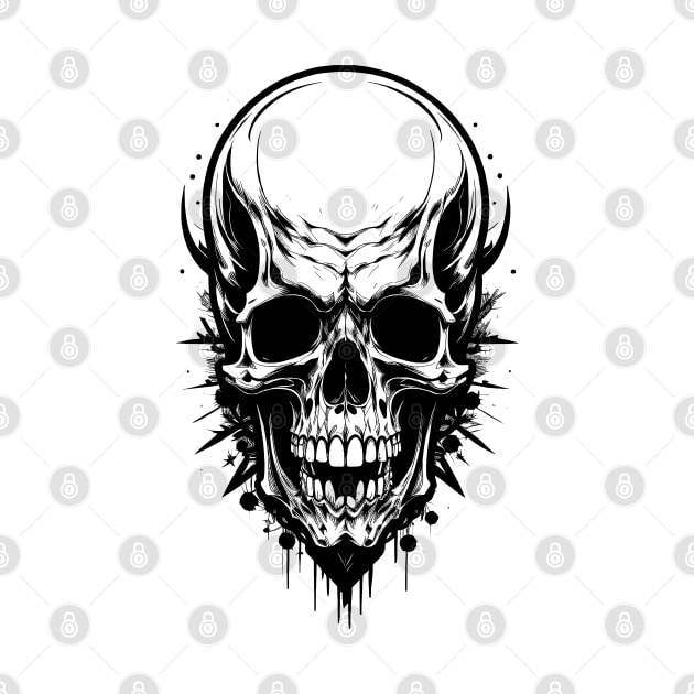 Big head skull by DeathAnarchy