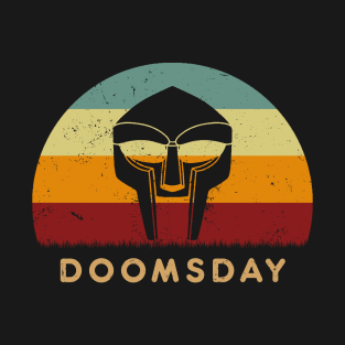 Retro Sunset - MF Doom Doomsday T-Shirt